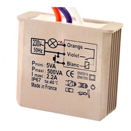 Télérupteur Encastrable 500W YOKIS 5454050