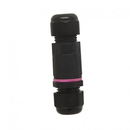 CONNECTEUR ETANCHE IP68 400V NOIR 3 FILS