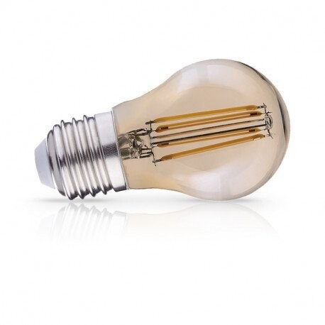 LED FIL COB G45 E27 4W  2700°K  GOLDEN  BOITE
