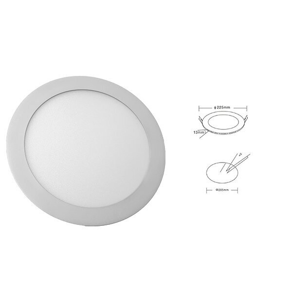 DALLE LED RONDE 18W ENCASTRABLE 4000K SUNNY