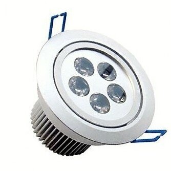 ENCASTRABLE 5X1W ORIENTABLE DIMMABLE BN ALU