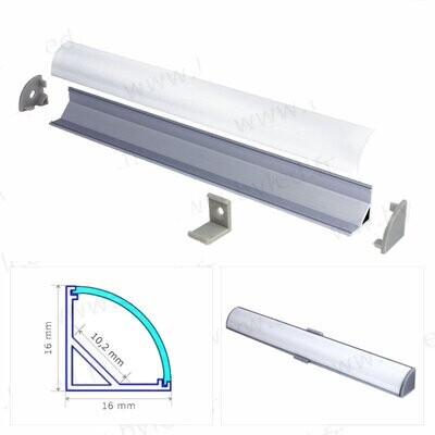 Profilé LED aluminium d'angle - CRAFT - A01