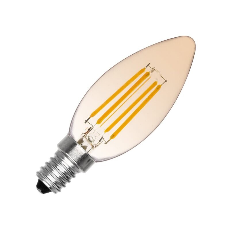 AMP. LED E14 DIM FIL. CLASSIC GOLD 3,5W 2300K