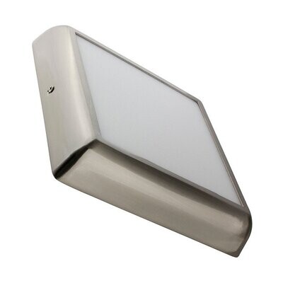 Plafonnier LED Carré Design 18W Silver BC