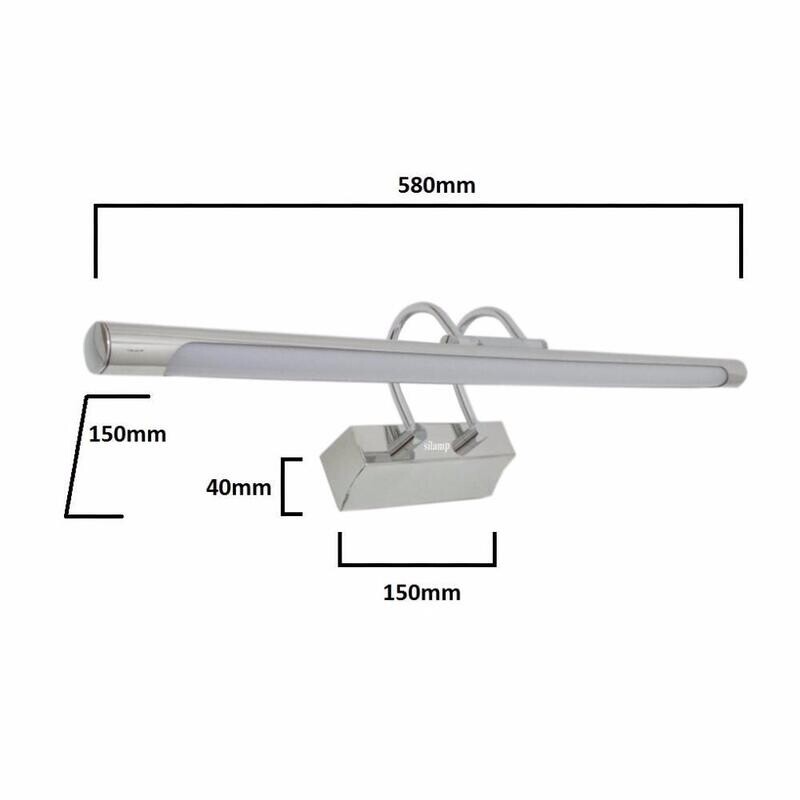 Applique murale LED B49 12W IP44 BN