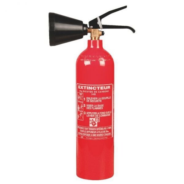 Extincteur PP CO2  2 kg  Acier NF