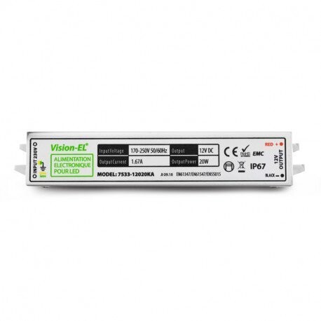 ALIM  LED VISION-EL 12V DC B LUMINEUX 20W IP6