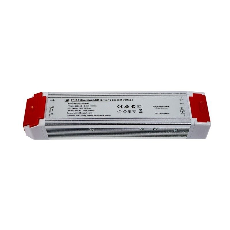 Alimentation TRIAC dimmable 24V-CC 120W 5A