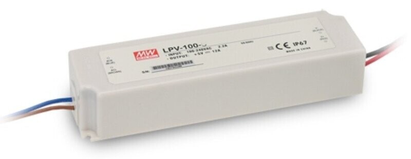 TRANS. MEANWELL LED 100W IP67 48V DC
