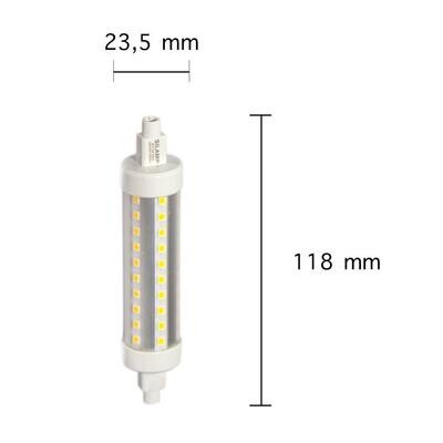 Ampoule LED R7S 118mm 10W 4200K 60LED 360°