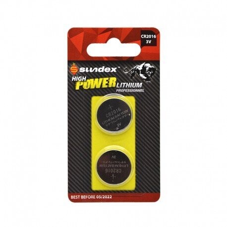 PILES LITHIUM   CR 2016   3V  SUNDEX  X 2   4