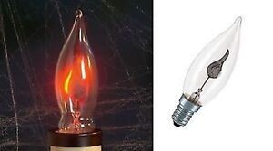 AMP E14 FLAMME 3W EFFET BOUGIE SCINTILLANTE S