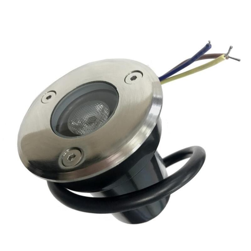 Spot Ext. Encast. LED IP65 220V Sol 3W 45° BN