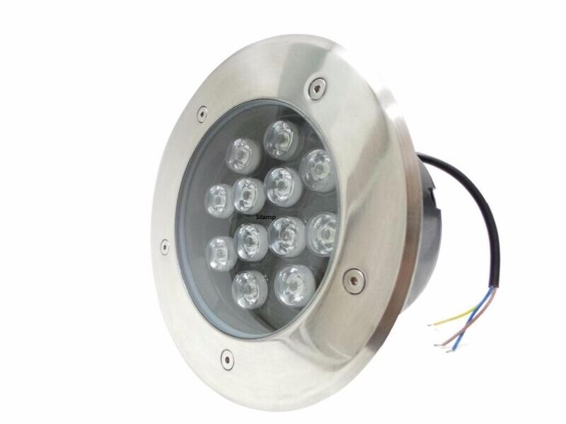Spot Encastrable Sol LED 12W IP65 60° BN