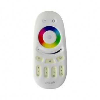 Télécommande RF gamme 4 zones RGB+W