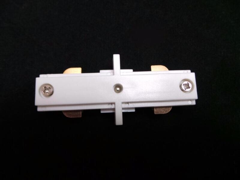 Connecteur Linéaire Rail Monophasé BLANC