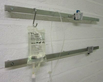 Stainless Steel Wall Mounted Medical Rail