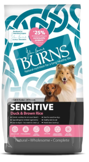 Burns Adult Sensitive Duck &amp; Brown Rice 2kg