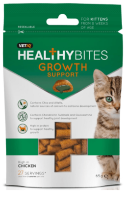VetIQ Healthy Bites - Growth Support Treats 65g