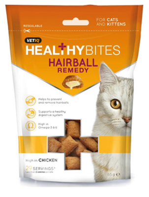 VetIQ Healthy Bites  - Hairball Remedy 65g