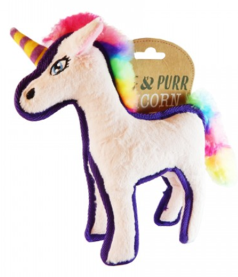 Woof &amp; Puur Magic the Unicorn Super Tough Toy
