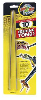 Zoomed Professional Feeding Tongs 10&quot; Stainless Steel