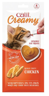 Catit Creamy Treats Chicken - 4pk