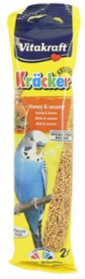 Vitakraft Honey &amp; Sesame Budgie Sticks - 2pk
