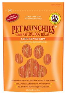 Pet Munchies Chicken Strips - 90g
