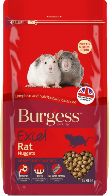 Burgess Excel Rat Nuggets - 1.5kg