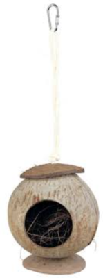 Trixie Coconut House for Small Animals, Reptiles &amp; Small Birds