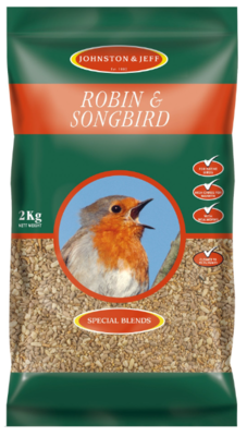 Johnston &amp; Jeff Robin &amp; Songbird Food - 2kg