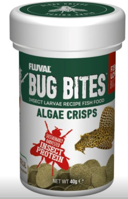 Fluval Bug Bites Algae Crisps - 40g
