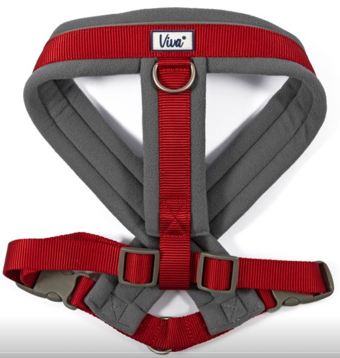 Ancol Viva Reflective Padded Harness Red
