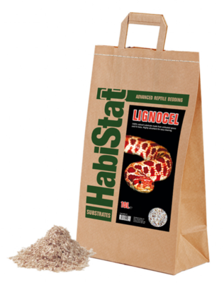 HabiStat Lignocel Snake Bedding - 10 Litres