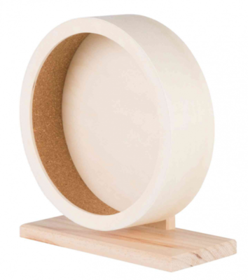 Trixie Wood &amp; Cork Exercise Wheel - 33cm