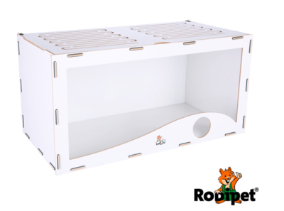 Rodipet® LaOla® Nagarium - 100 x 50cm x 50cm + FREE Trixie Multichamber Hide