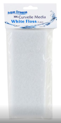 Aquadreams Curvelle 30L Media Floss - 2pk