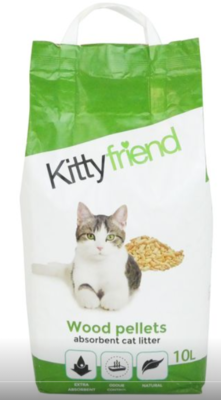 Kittyfriend Wooden Cat Litter - 10L
