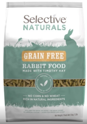 Science Selective Naturals Grain Free Rabbit Food - 1.5kg