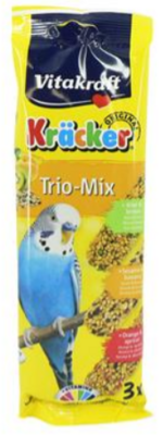 Vitakraft Budgie Trio-Mix 3pk - Orange, Kiwi &amp; Banana