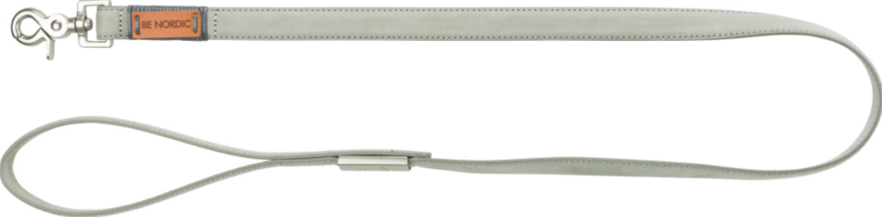 Trixie BE NORDIC Leather Lead Grey - Medium/Large