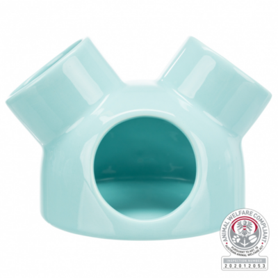 Trixie Ceramic House with Three Entrances - Small