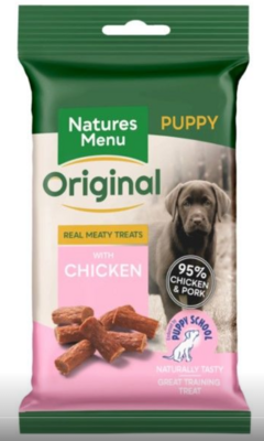 Nature&#39;s Menu 95% Meat Puppy Treats - 60g