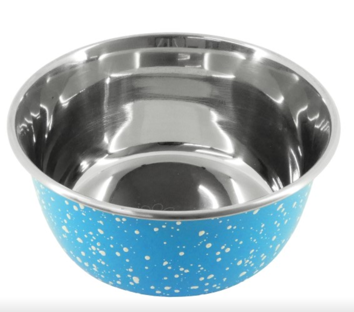 Granite Blue Stainless Steel Bowl - 860ml
