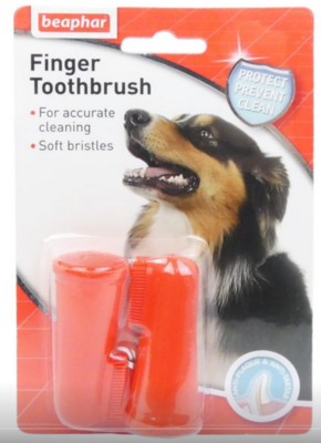 Beaphar Finger Toothbrush for Dogs Cats