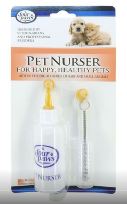 Pet Nurser 2oz Feeding Bottle with Cleaning Brush