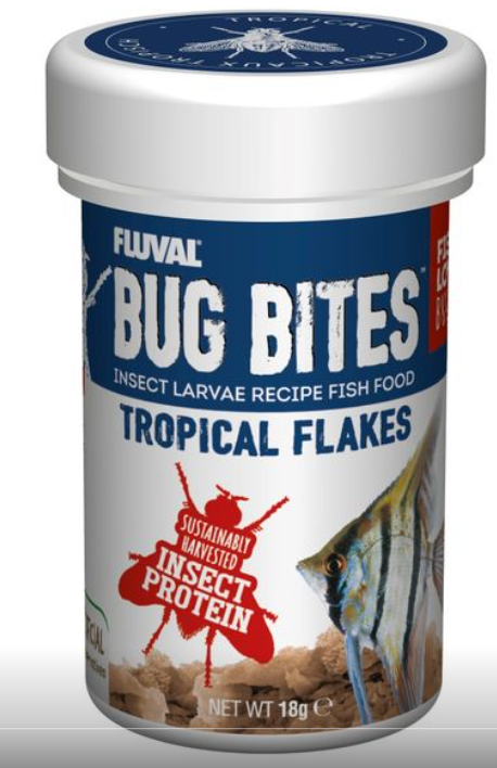 Fluval Bug Bites Tropical Flakes - 45g