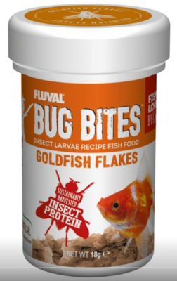 Fluval Bug Bites Goldfish Flakes - 18g