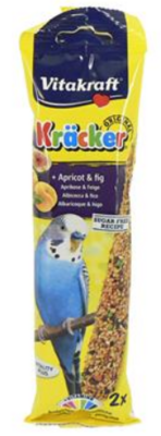 Vitakraft Apricot &amp; Fig Budgie Sticks - 2pk